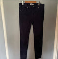 LOFT Navy Suede Pull-On Skinny Pants Women's Size 6 Leggings Dressy