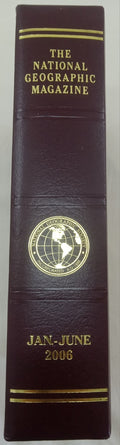National Geographic Jan–June 2006 | 6 VG+ Issues | Leatherette Slipcase