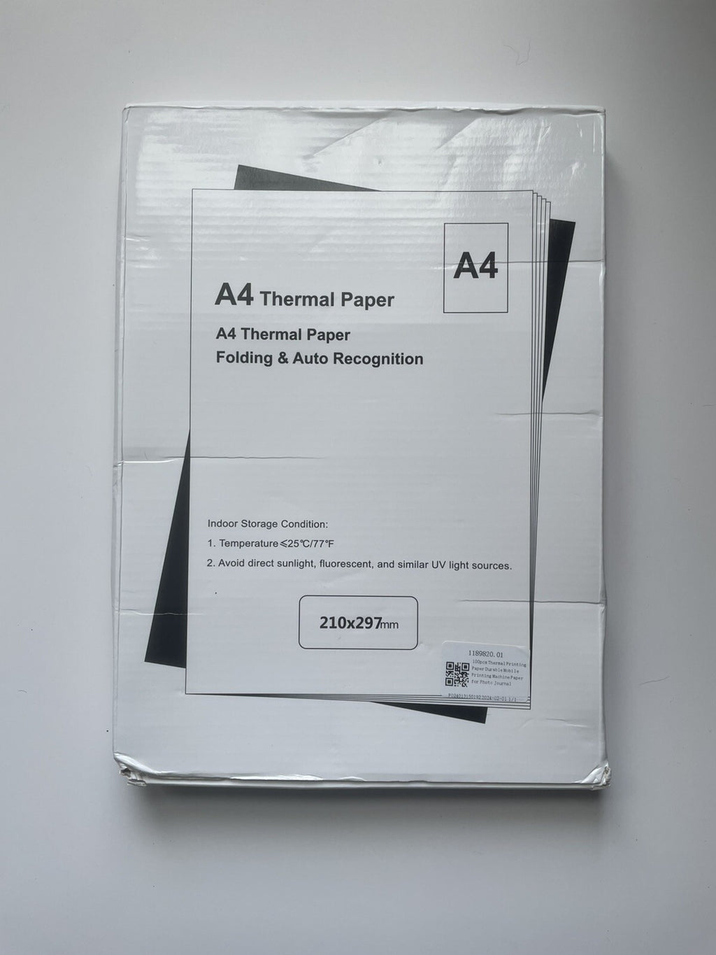 A4 Thermal Paper Rolls 100-Pack – POS Receipt Printer & Cash Register Supplies