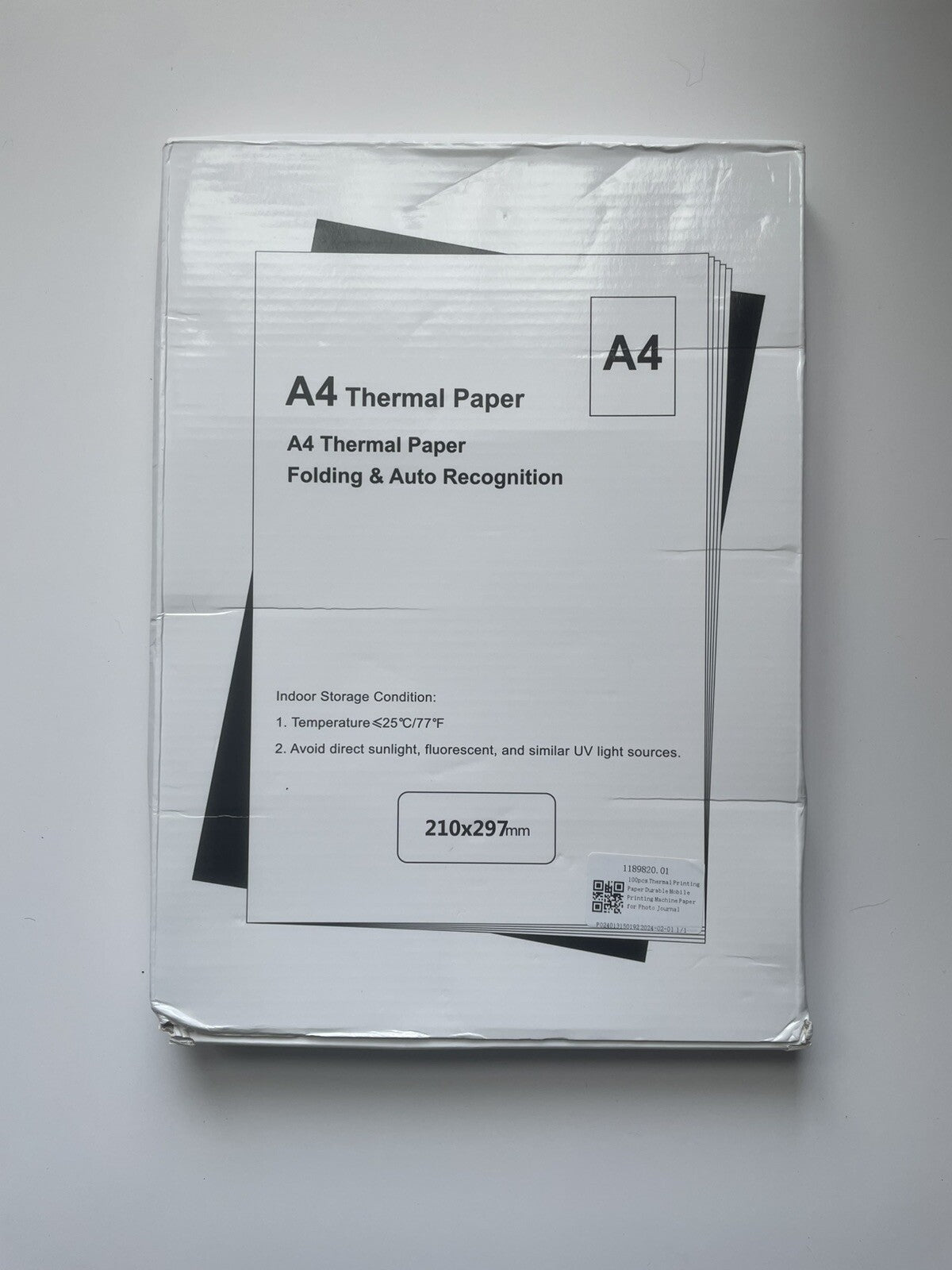 A4 Thermal Paper Rolls 100-Pack – POS Receipt Printer & Cash Register Supplies