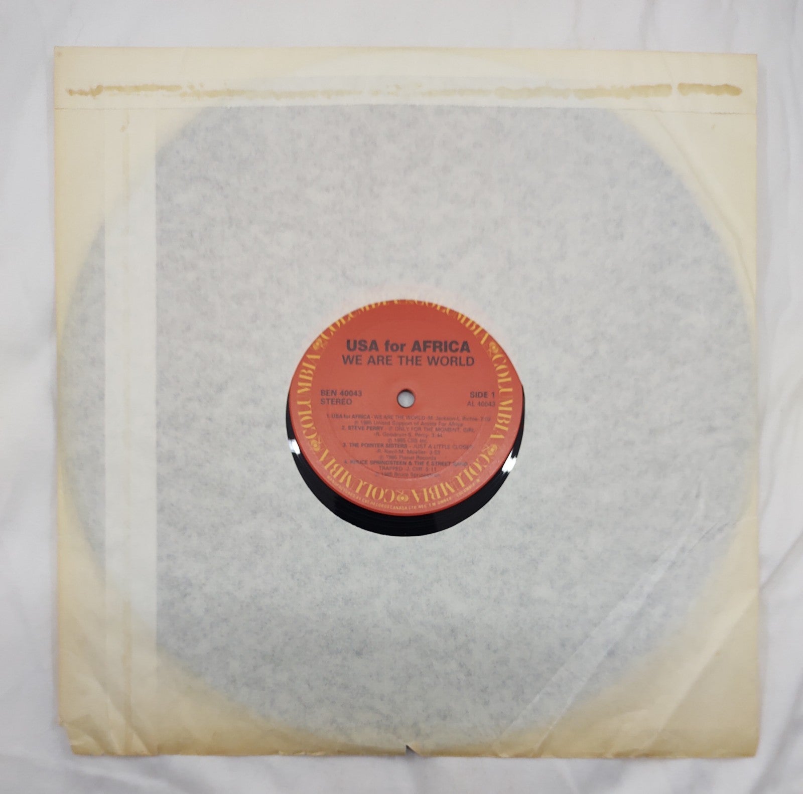 USA for Africa – We Are The World LP 1985 Michael Jackson Lionel Richie VG