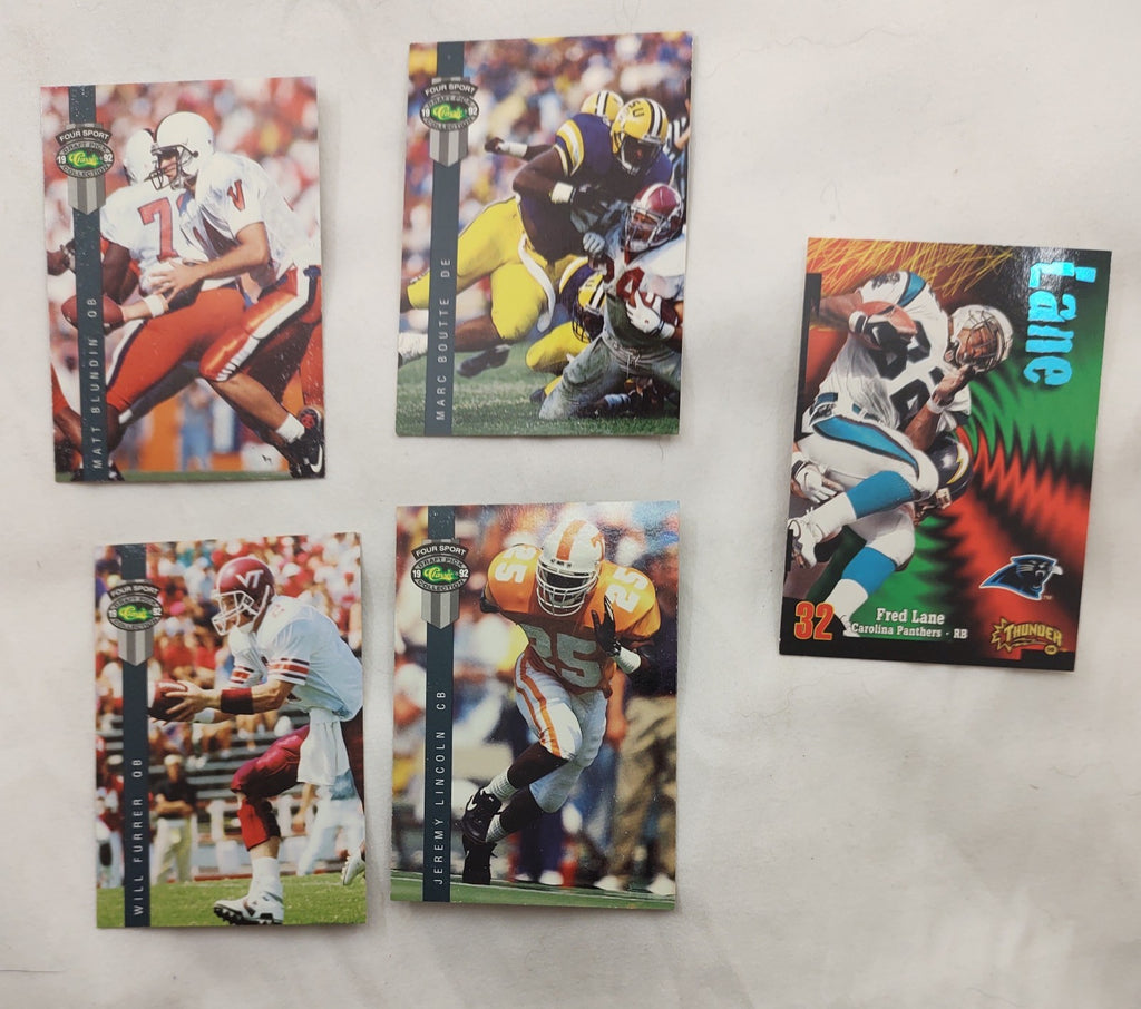 19 Card Sports Lot NHL Hockey Football Oilers KHL NCAA NFL Insert