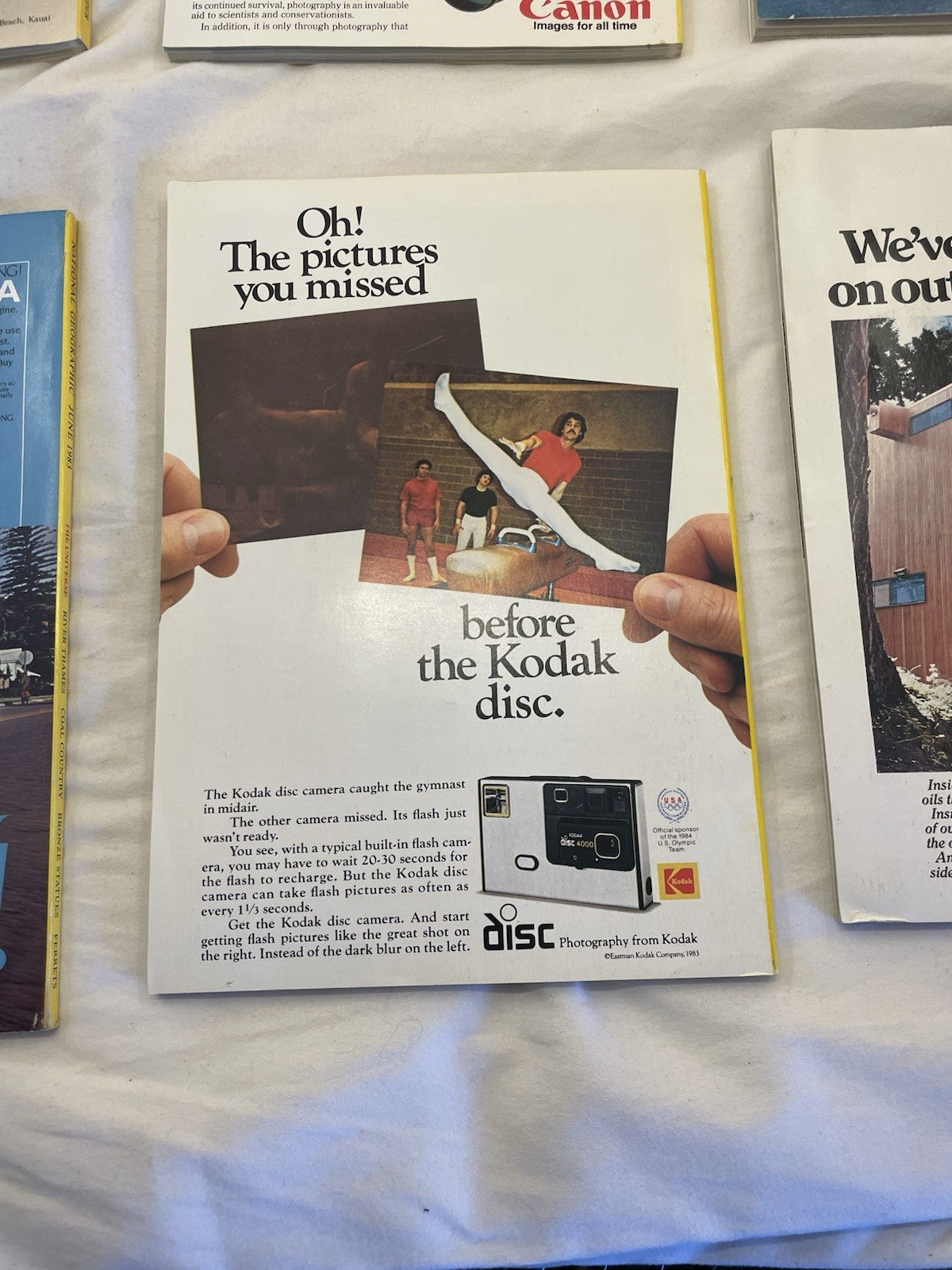 National Geographic Magazines Jan-June 1983 Slipcover - Vintage Collectible Set