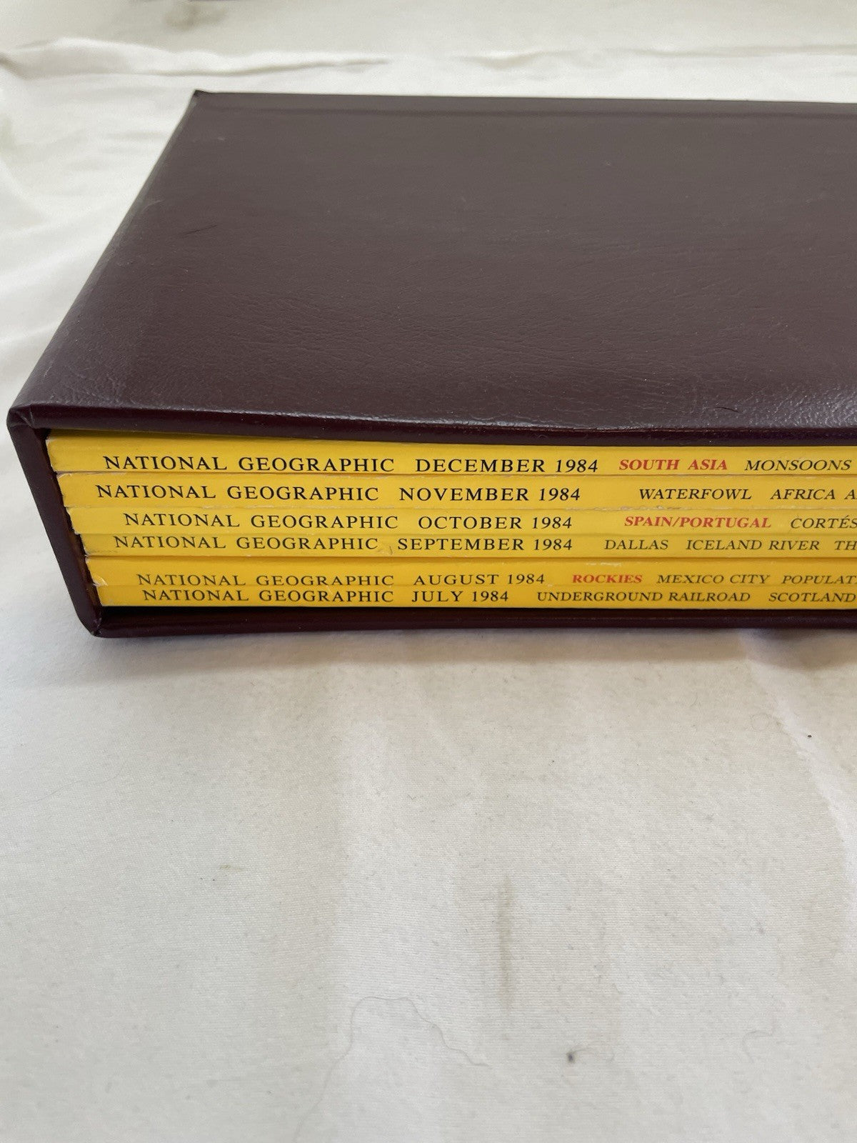 Nat Geo Lot Jul–Dec 1984 w/ Slipcover | Culture, Travel, Geography