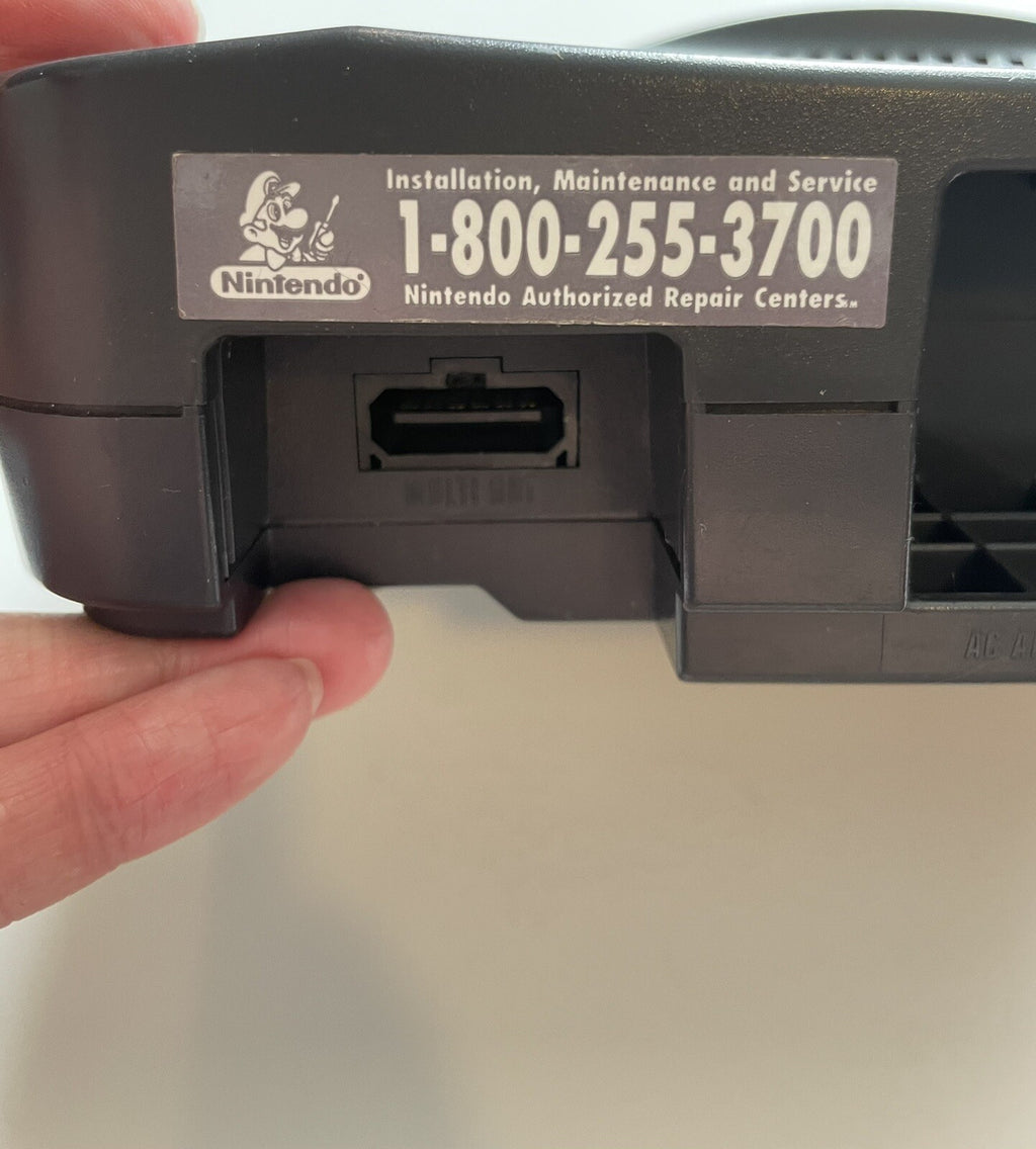 Vintage Nintendo 64 Console Bundle 1996 – Authentic Black Home Gaming System