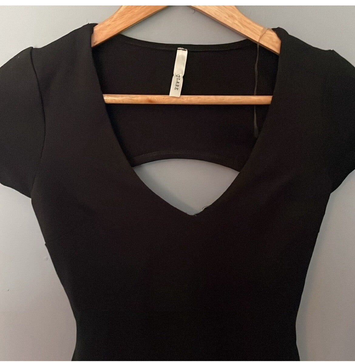 Women's Black Mini Lace-Up Bodycon Dress Size XS – Clubwear VG