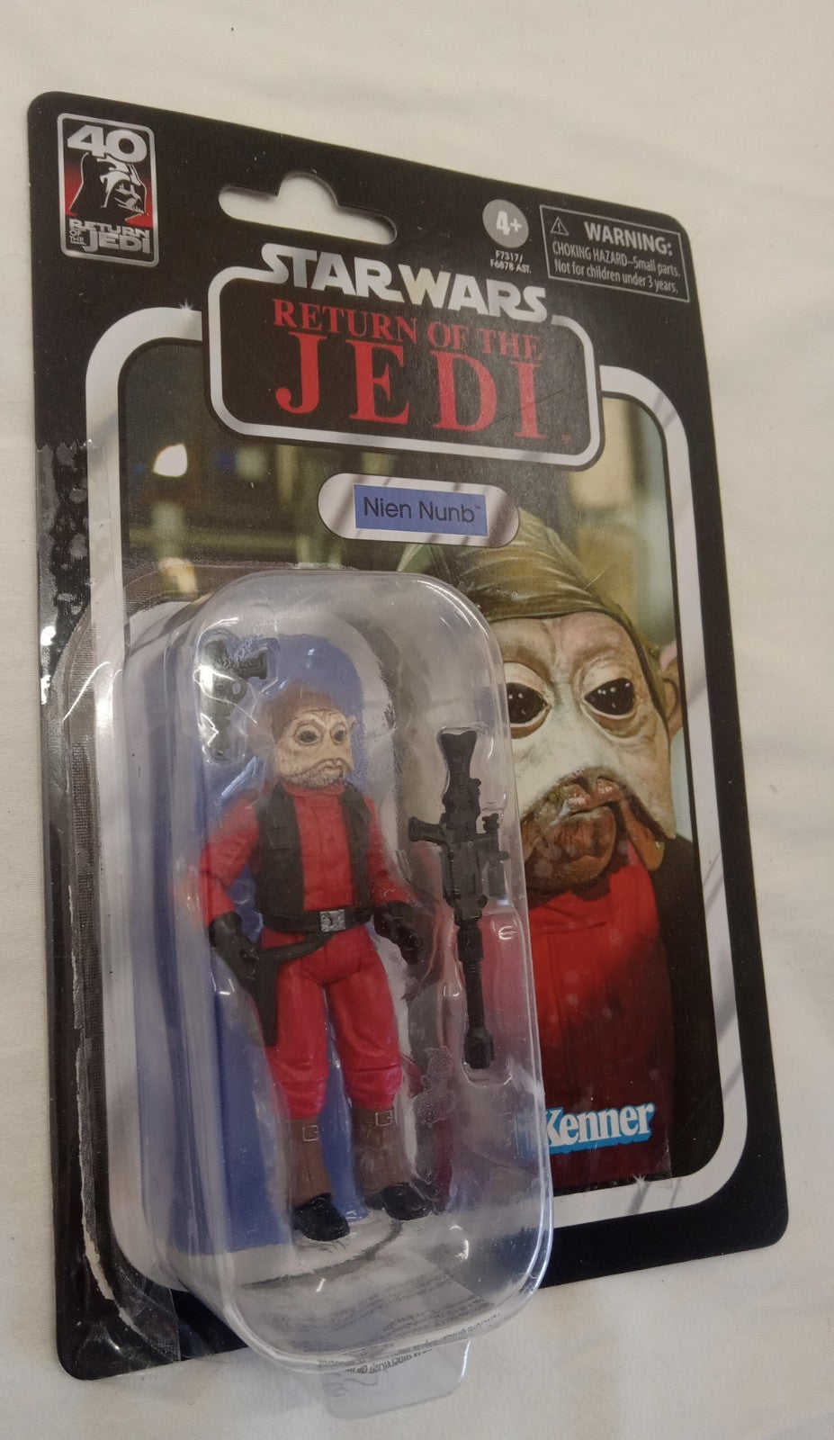 Star Wars Return of the Jedi Nien Nunb – 40th Anniversary Vintage Figure, NIB