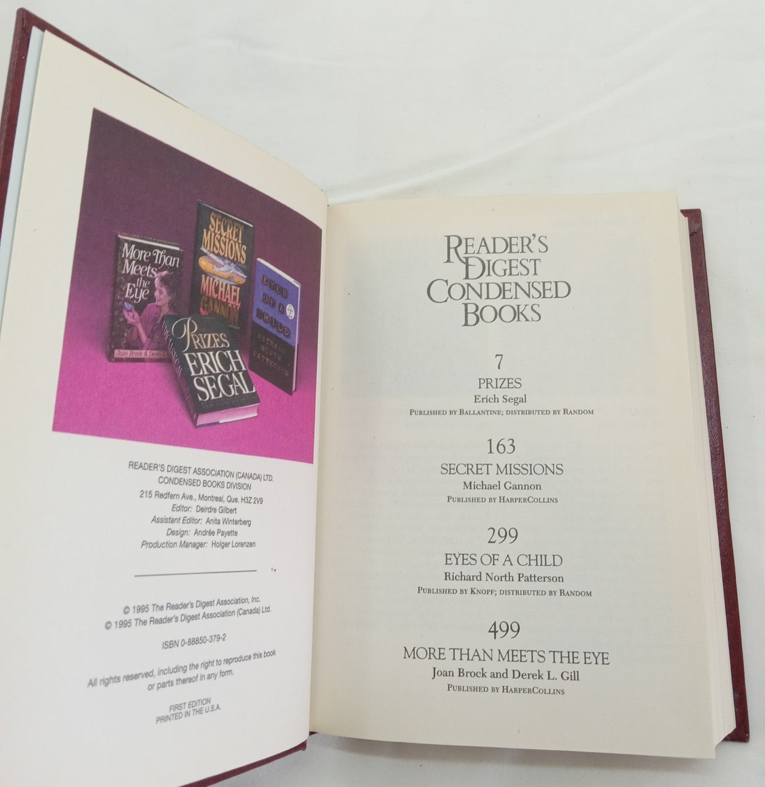 RD Sel Ed HC Vol 1 1995 | Vtg 1st Ed Leather Gilt NM Condensed Anthology