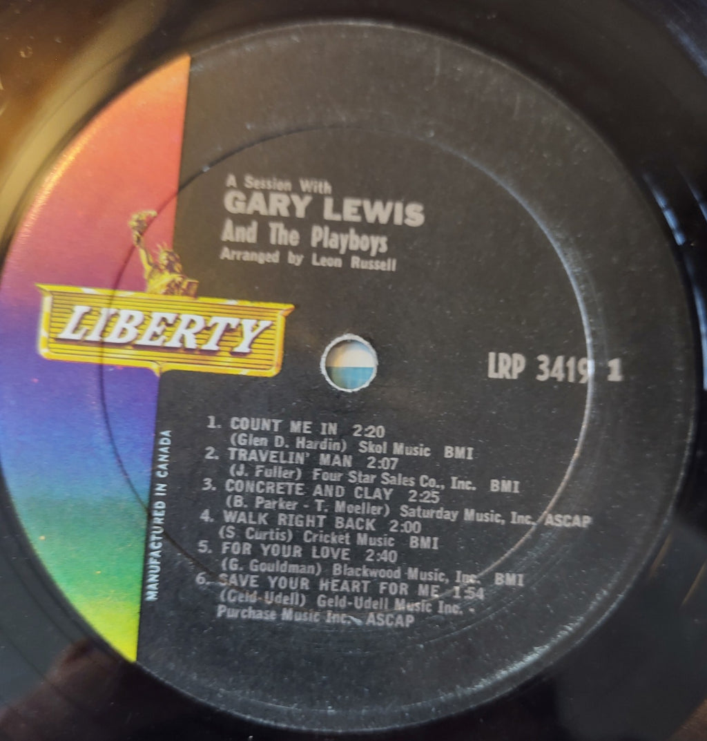 Gary Lewis & The Playboys Hits Mono LRP-3419 Count Me In 1965 Vinyl LP