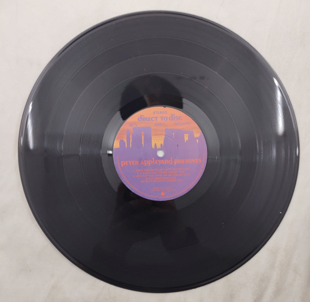 Peter Appleyard – Presents LP Direct-to-Disc SALS-001 Audiophile