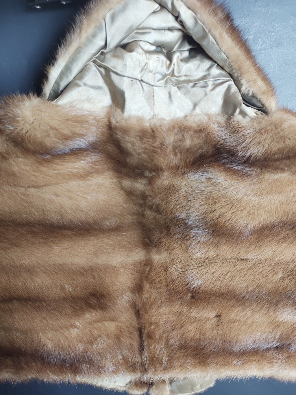 Wilfred Rousseau Montreal Mink Bolero Jacket Vintage Real Fur Cropped Pullover