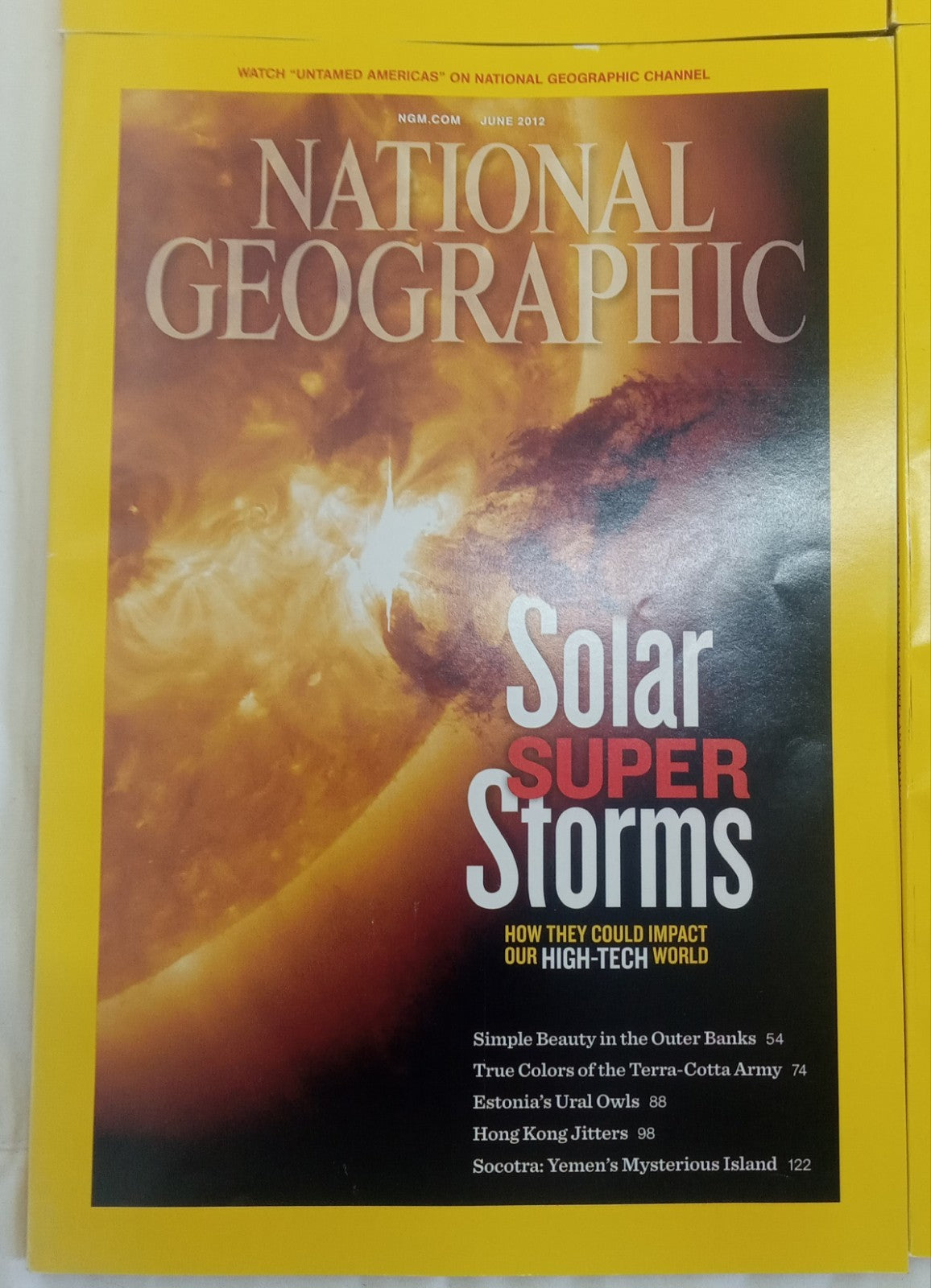 Nat Geo Magazine With Slipcover Jan To June 2012