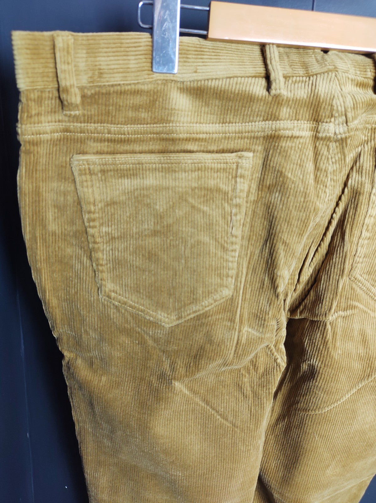 Snover Men’s Tan Corduroy Chino Pants Straight Leg Stretch Casual NWT