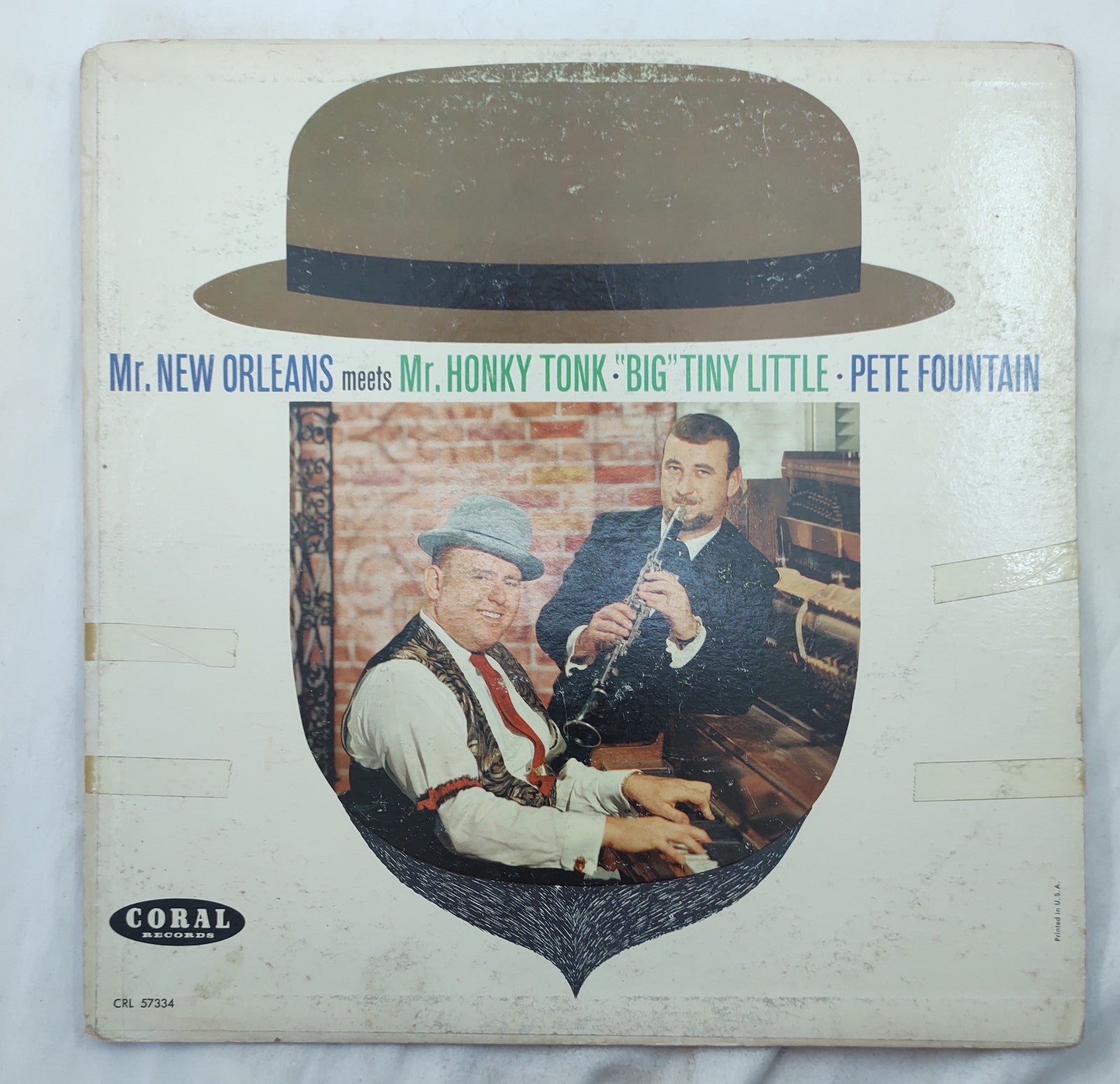Pete Fountain & Big Tiny – Mr New Orleans Meets Mr Honky Tonk LP Coral CRL-57334