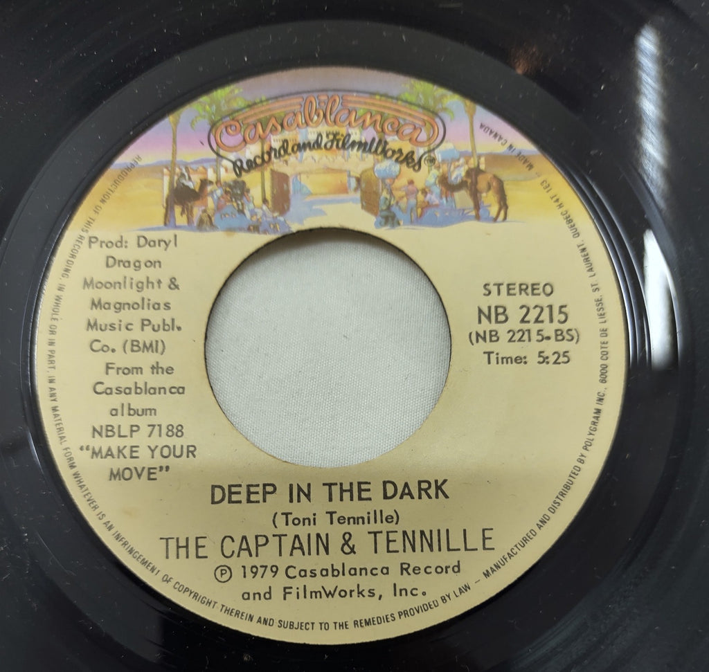 Captain & Tennille – Deep In The Dark 7” Casablanca NB 2215 Canada 1979