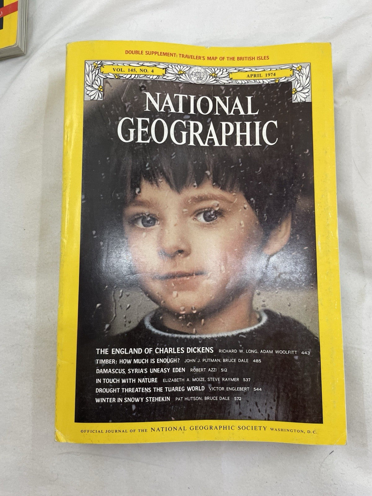 Vintage Nat Geo Jan–Jun 1974 Slipcover Set | Nature, Culture, Earth