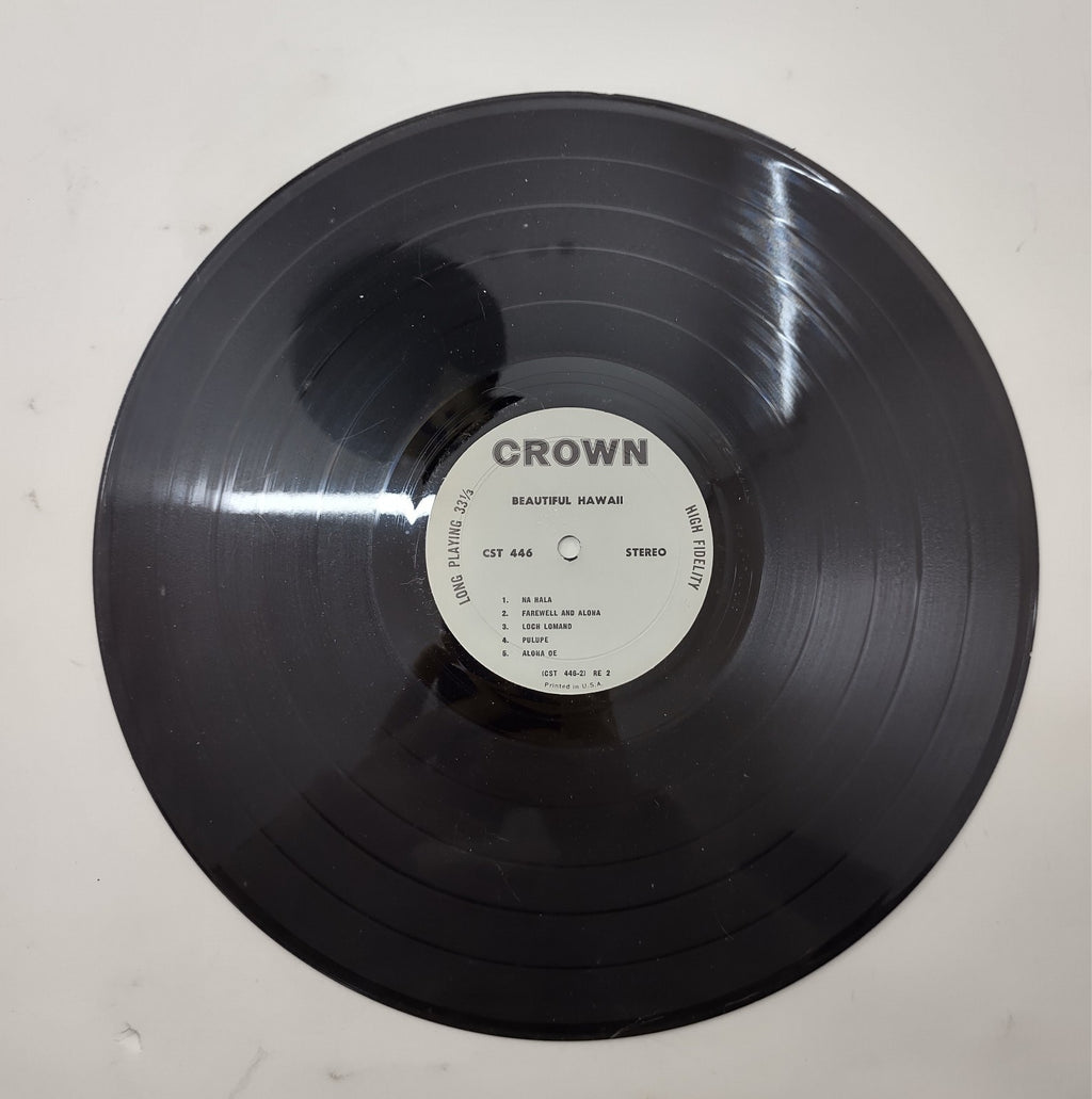 The Polynesians – Beautiful Hawaii Vinyl LP Crown Records Exotica Tiki