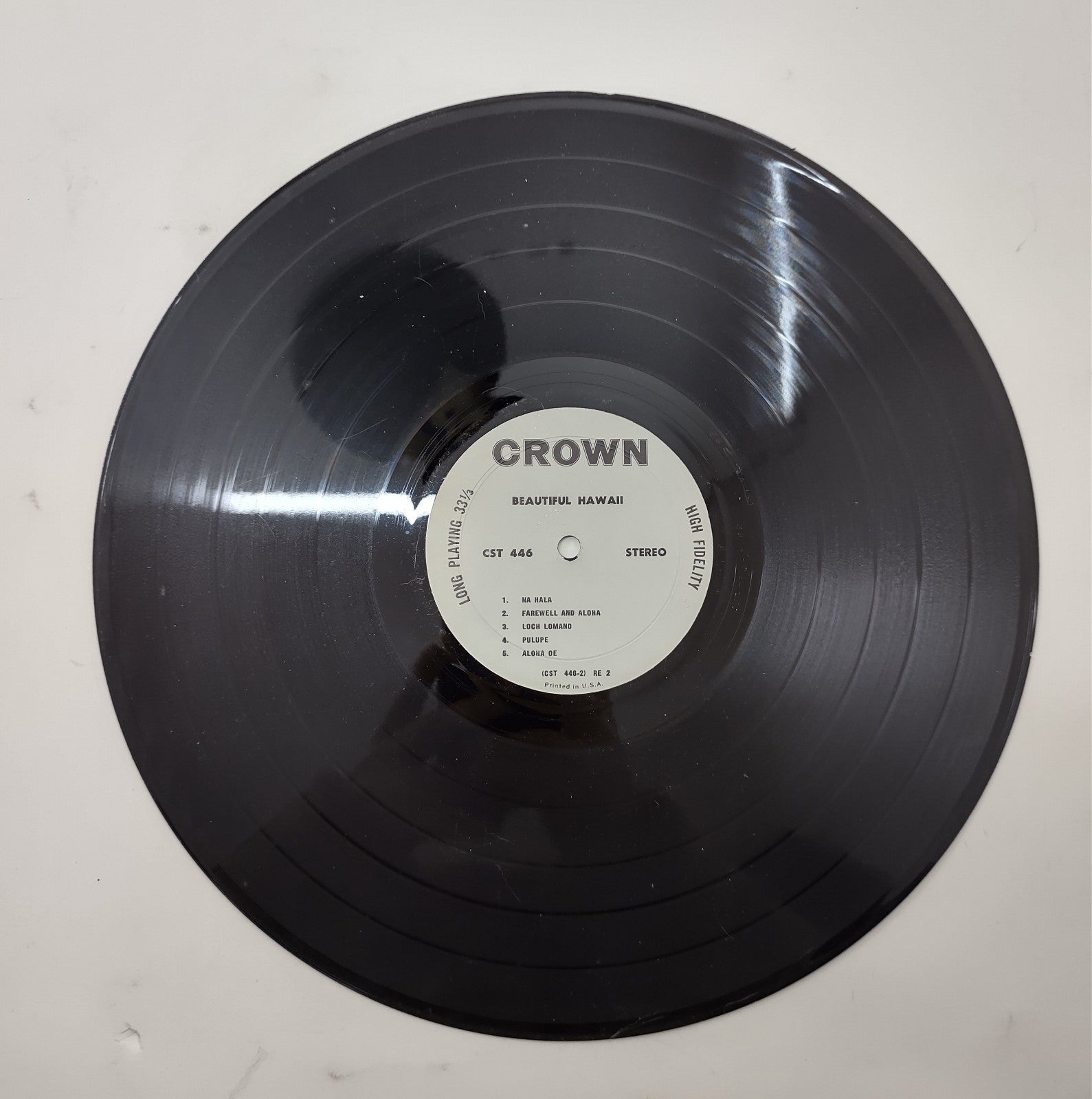 The Polynesians – Beautiful Hawaii Vinyl LP Crown Records Exotica Tiki