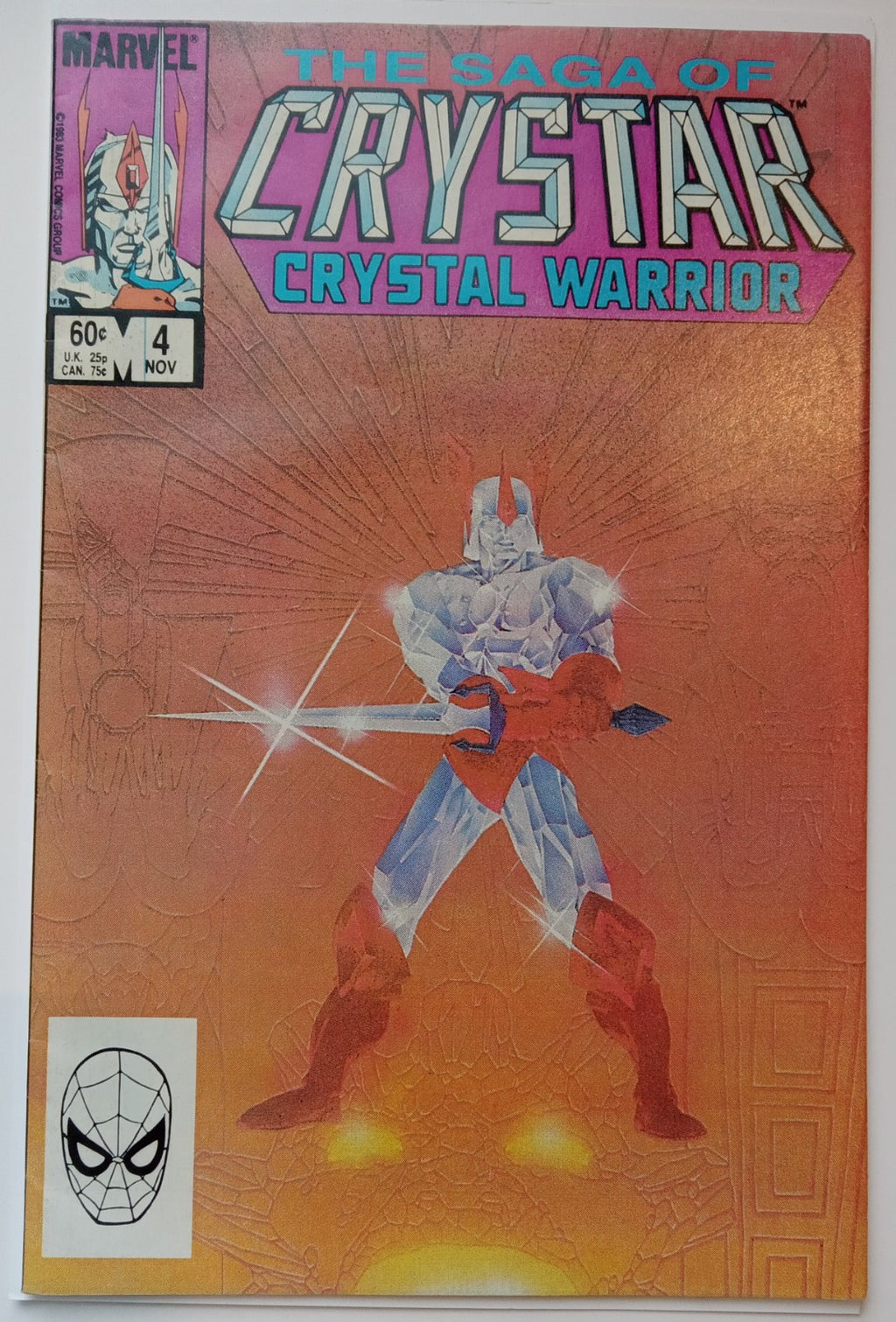 The Saga of Crystar, Crystal Warrior #4 Canadian Marvel Comics Bagged/Boarded