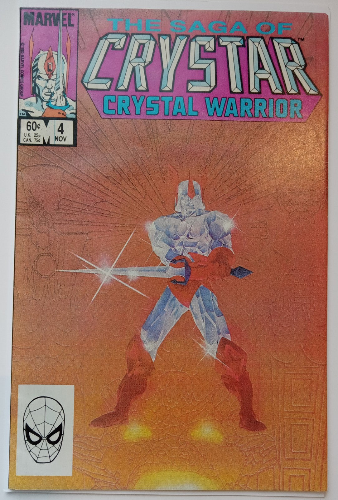 The Saga of Crystar, Crystal Warrior #4 Canadian Marvel Comics Bagged/Boarded