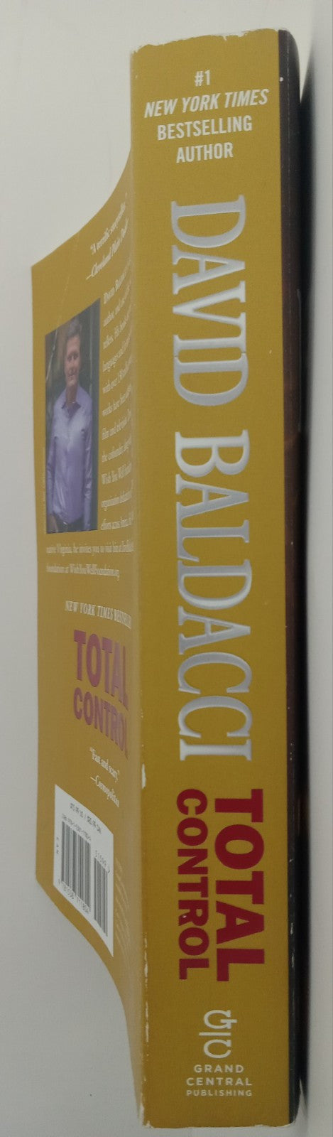 Total Control by David Baldacci – VG+ Suspense Thriller Mass Market Book