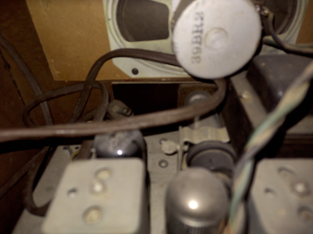 Sparton 6148 Viso-Glo AM/SW Tube Radio (1946) Expert Restored, Green Tuning Eye