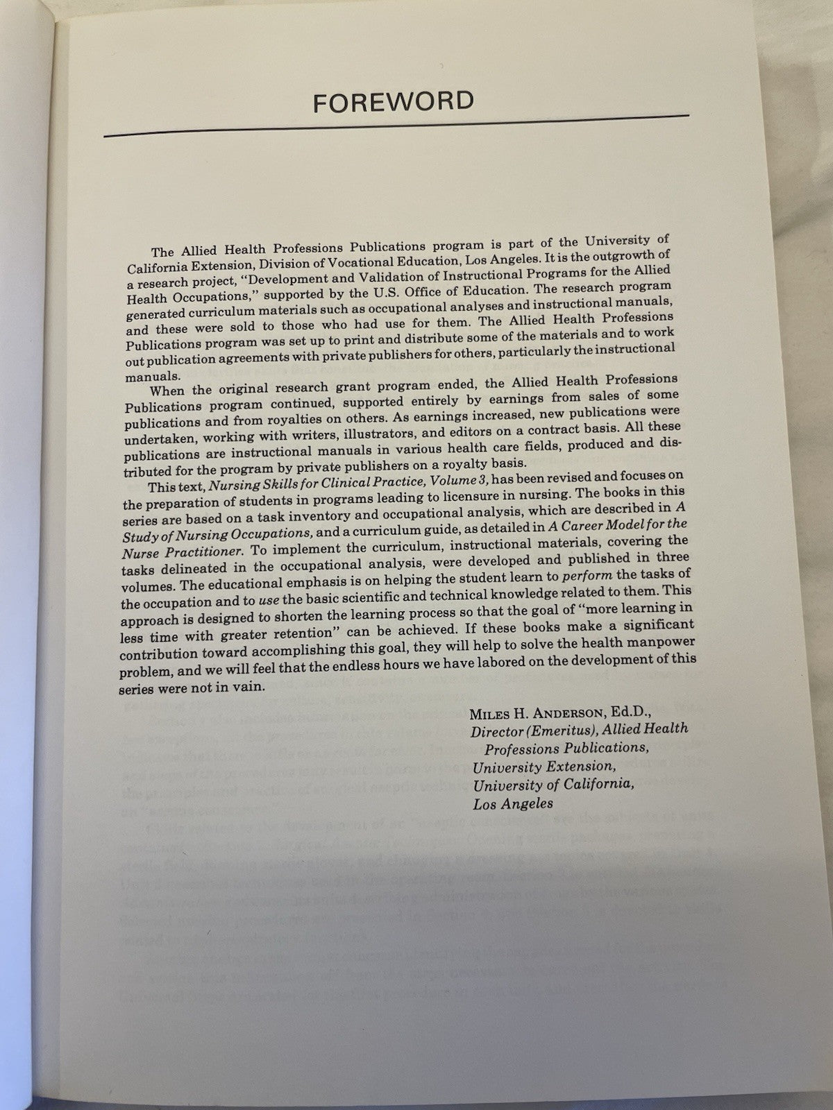 Nursing Skills Vol 3 HC Beverly Rambo 1982 Vtg Textbook Student RN Med