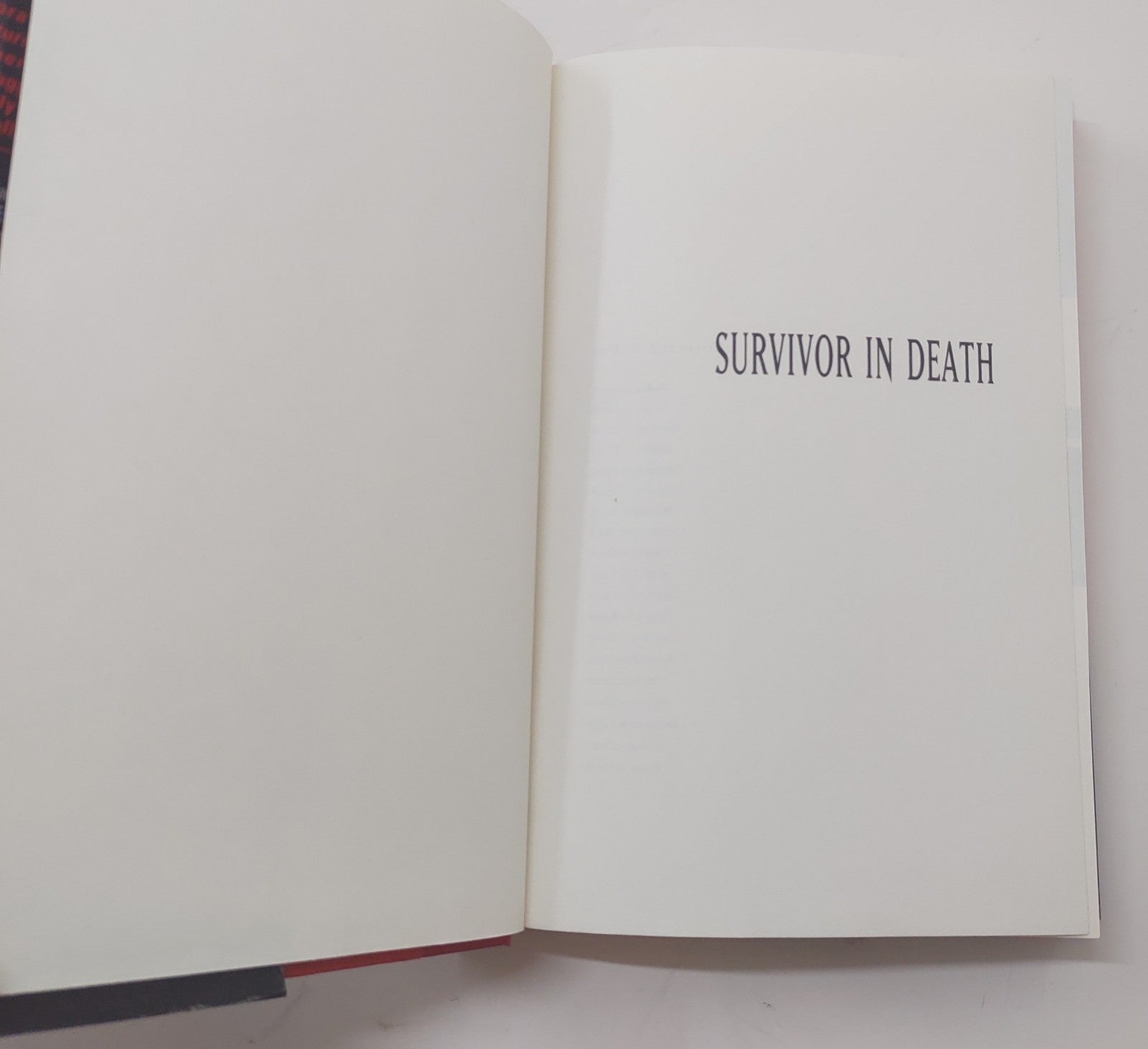 J.D. Robb Survivor in Death (In Death Book 20) Hardcover Mystery Thriller Novel