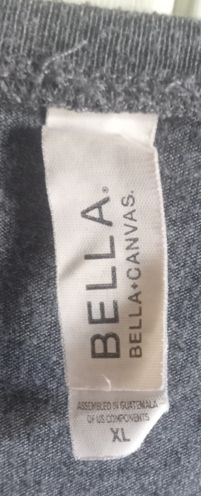 Bella+Canvas Women's Heather Gray T-Shirt – Size XL, Relaxed Fit
