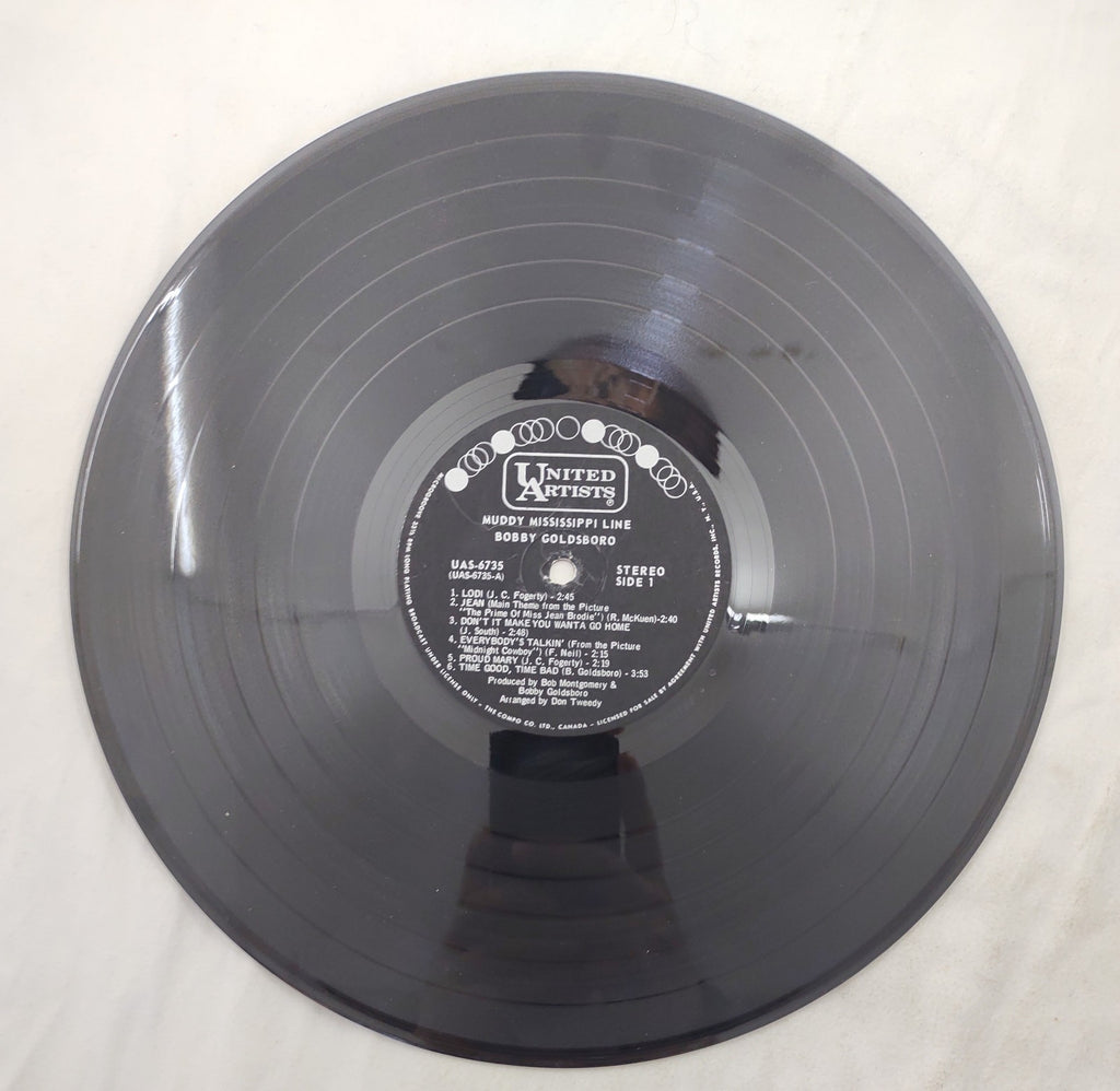 Bobby Goldsboro – Muddy Mississippi Line LP Stereo United Artists UAS-6735