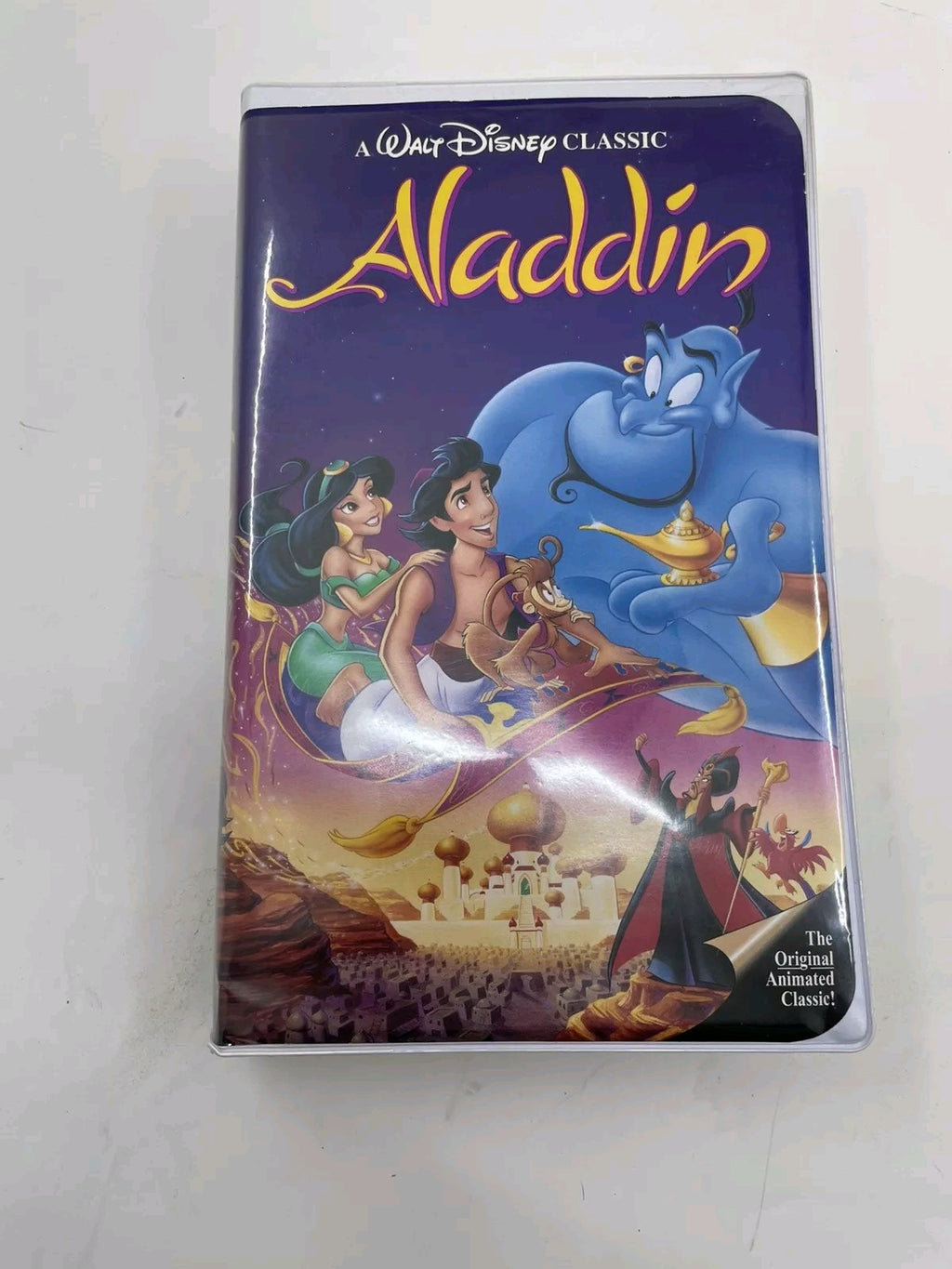 Disney Black Diamond VHS Aladdin 1993 Collectible Clamshell Tape