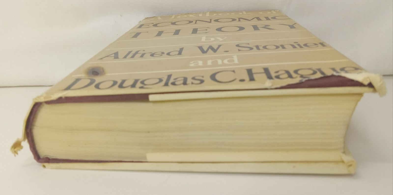 Economic Theory by Stonier & Hague – VG+ Vintage 1950s Econ Textbook