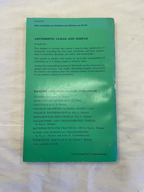 Arithmetic Clear & Simple Julia Mira 1966 PB Math Basics School Study Ed