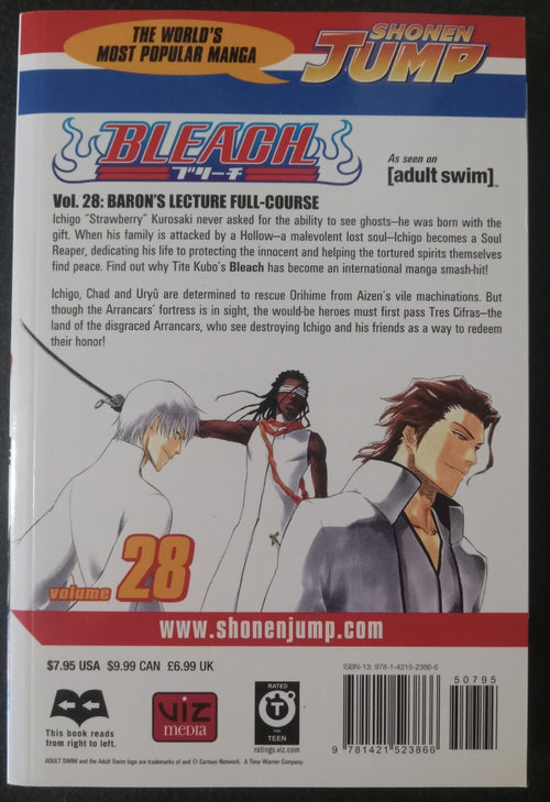 Bleach Vol 28 by Tite Kubo – Viz Manga PB Paperback VG+