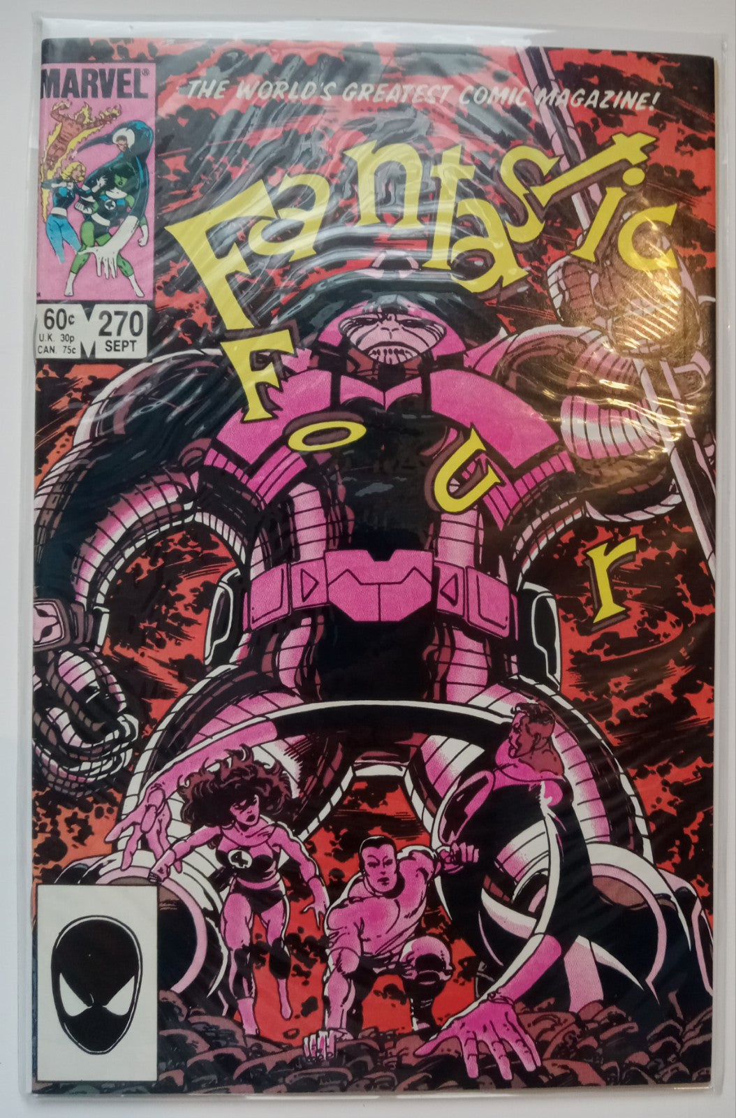 Marvel #270 Fantastic Four High Grade Comic Book Bagged and Boarded Condition