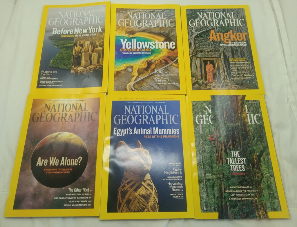 Nat Geo Magazines With Slipcover July To December 2009