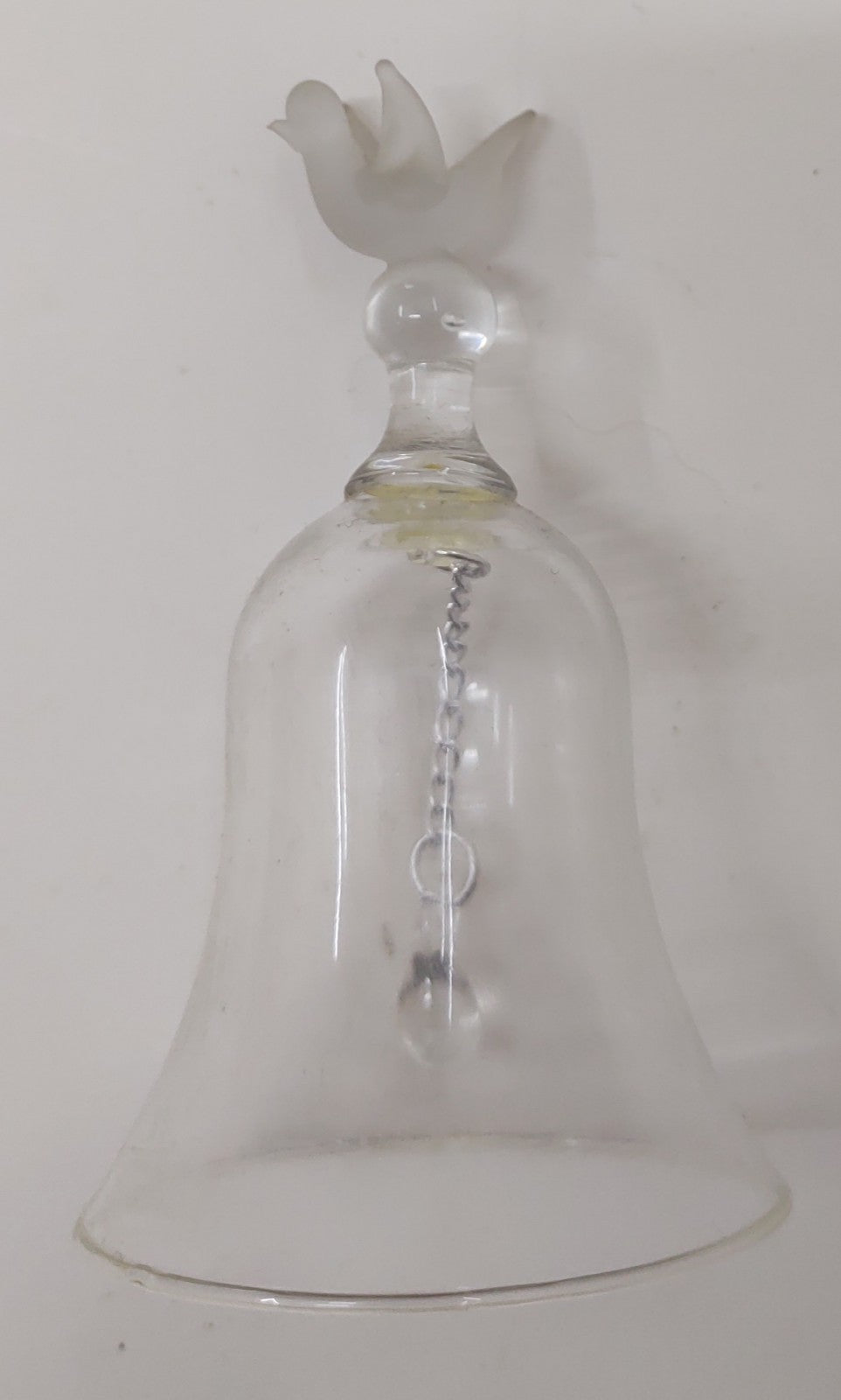 Lalique Crystal Table Bell With Pinson Sparrow Handle