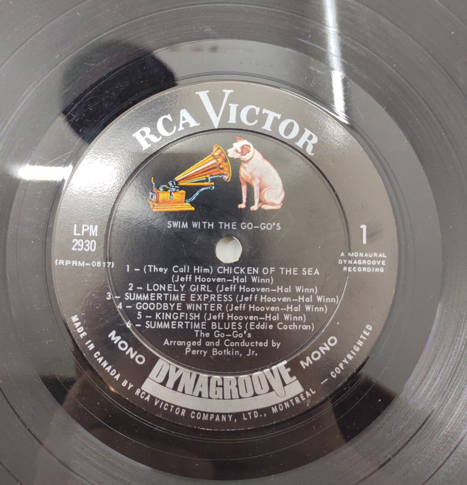 The Go-Gos – Swim with the Go-Gos LP (1964) RCA Victor LPM-2930 Mono Surf...