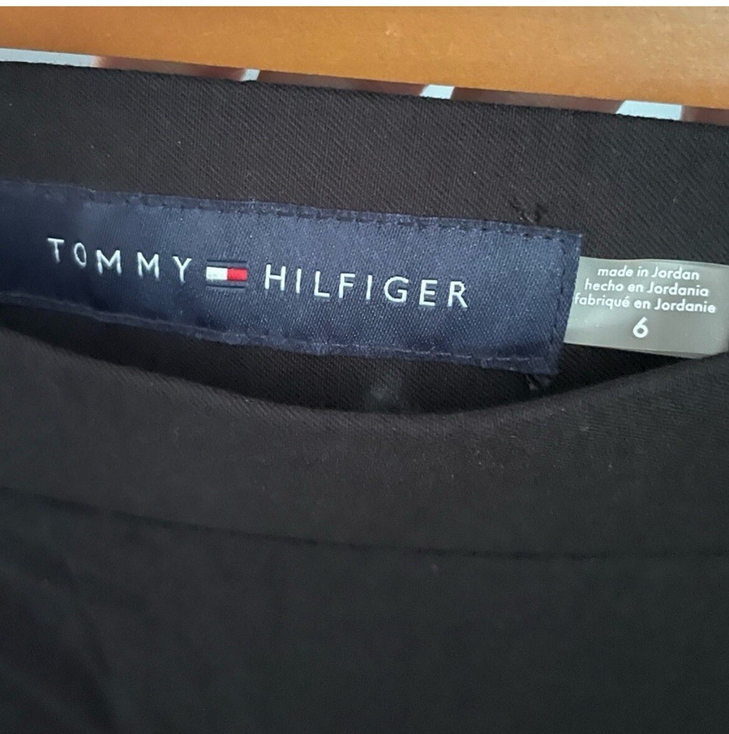 Tommy Hilfiger Black Pull-On Dress Pants Size 6 – Women's Office Slacks
