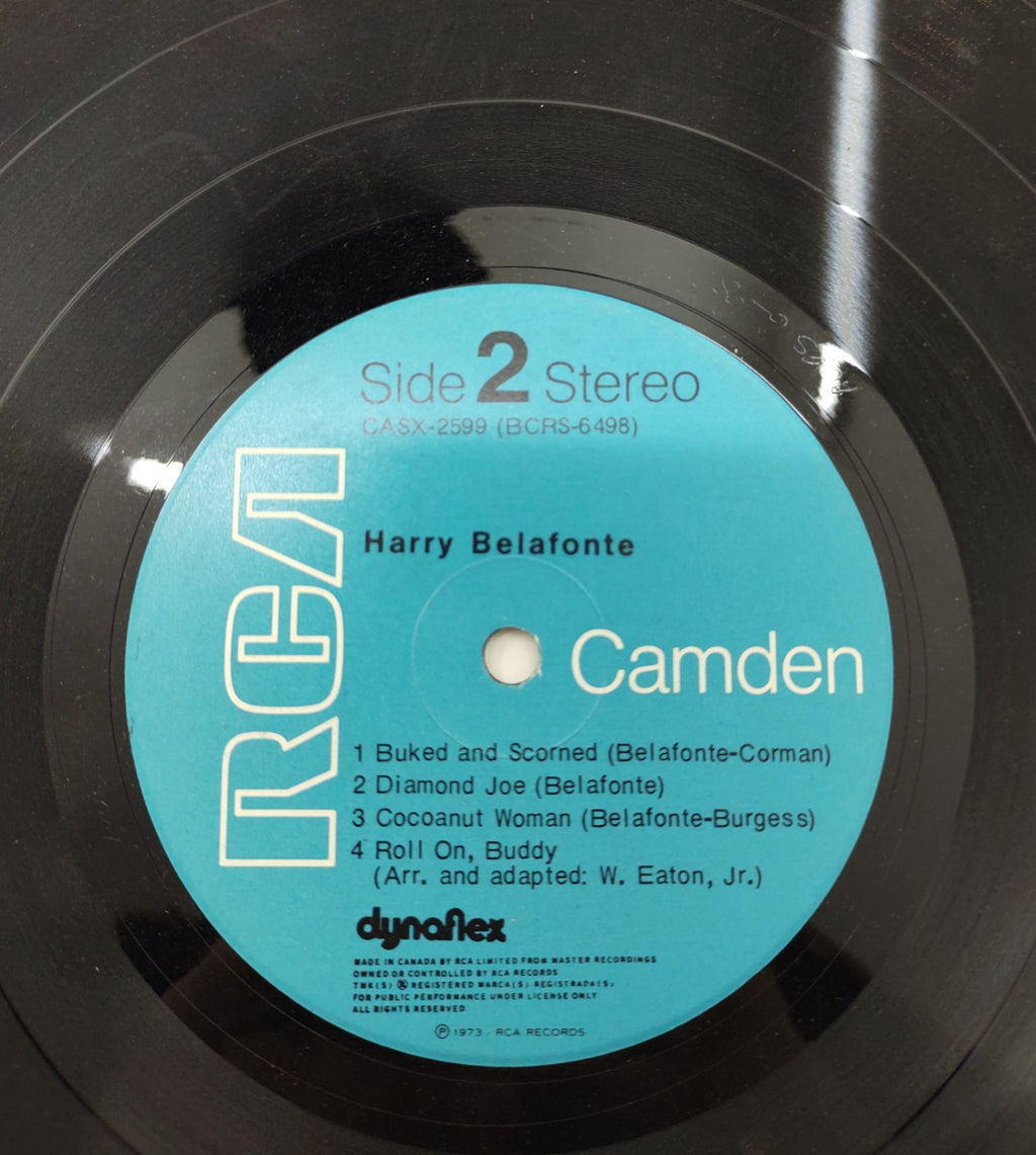 Harry Belafonte – RCA Camden CAS-2599 (1973) Folk Pop Compilation LP