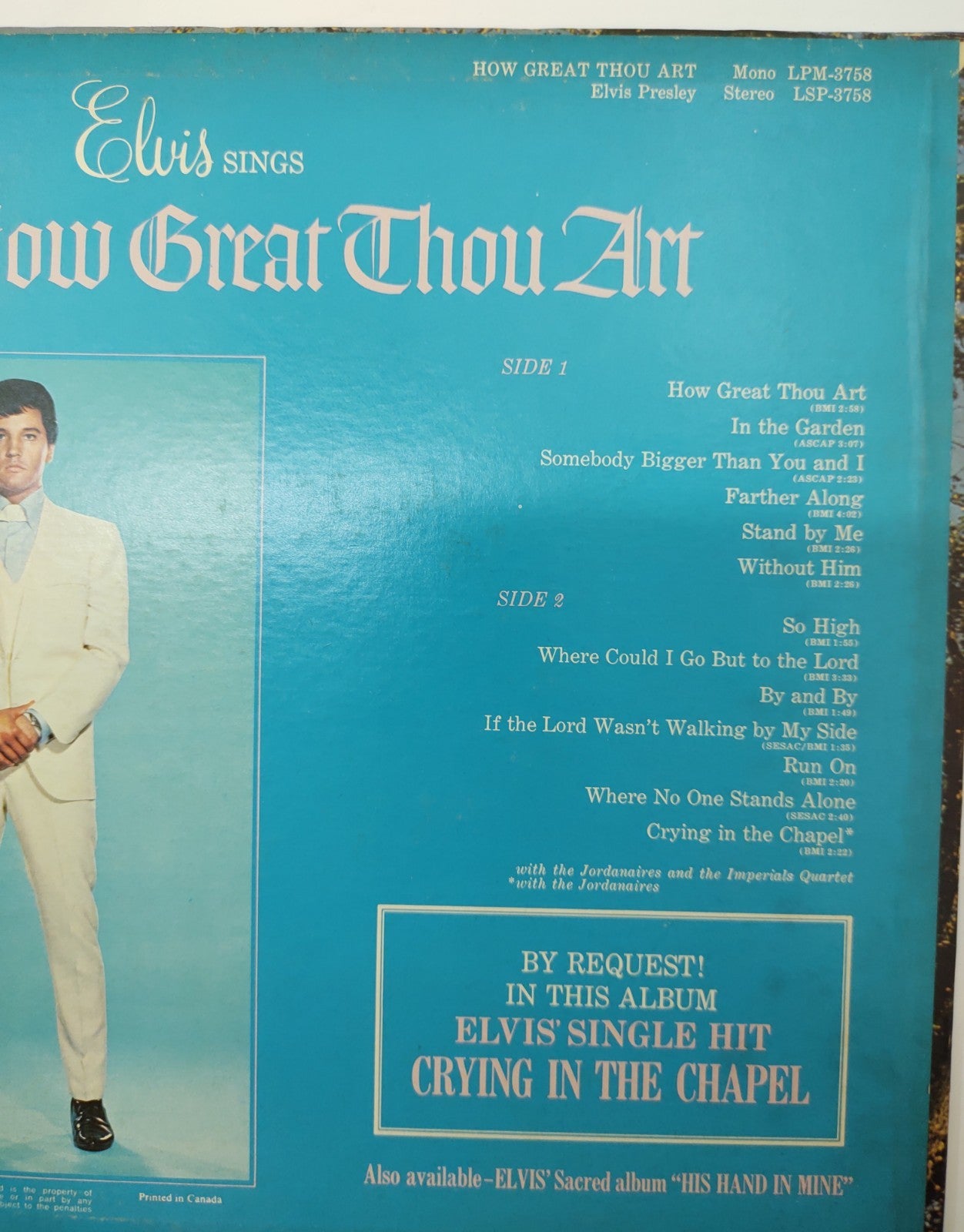 Elvis Presley – How Great Thou Art Vinyl LP Gospel RCA Classic Album