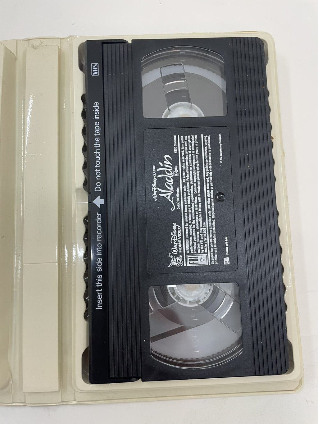 Disney Black Diamond VHS Aladdin 1993 Classic Film Collectible