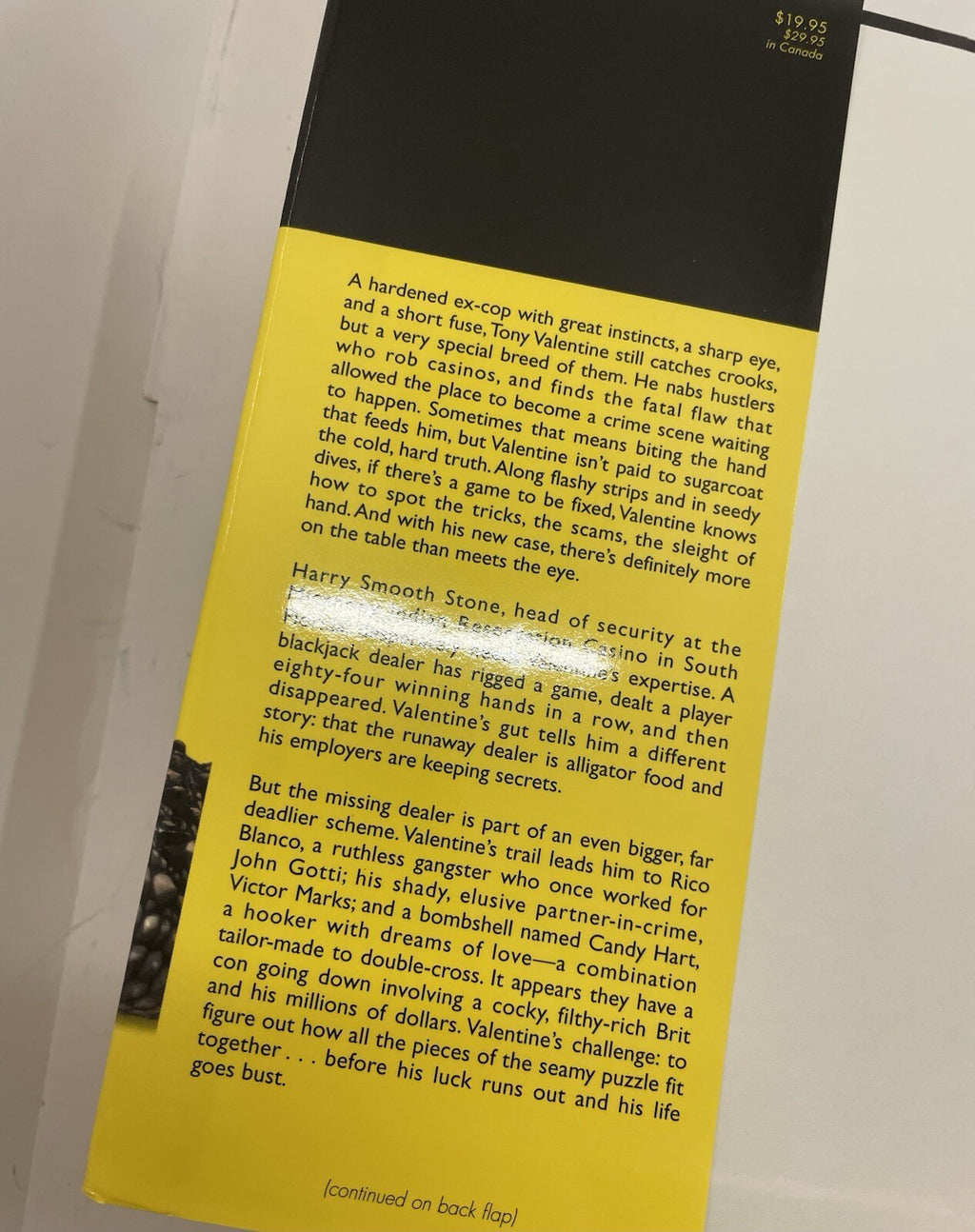 Sucker Bet by James Swain – G+ Crime Thriller, Tony Valentine Series