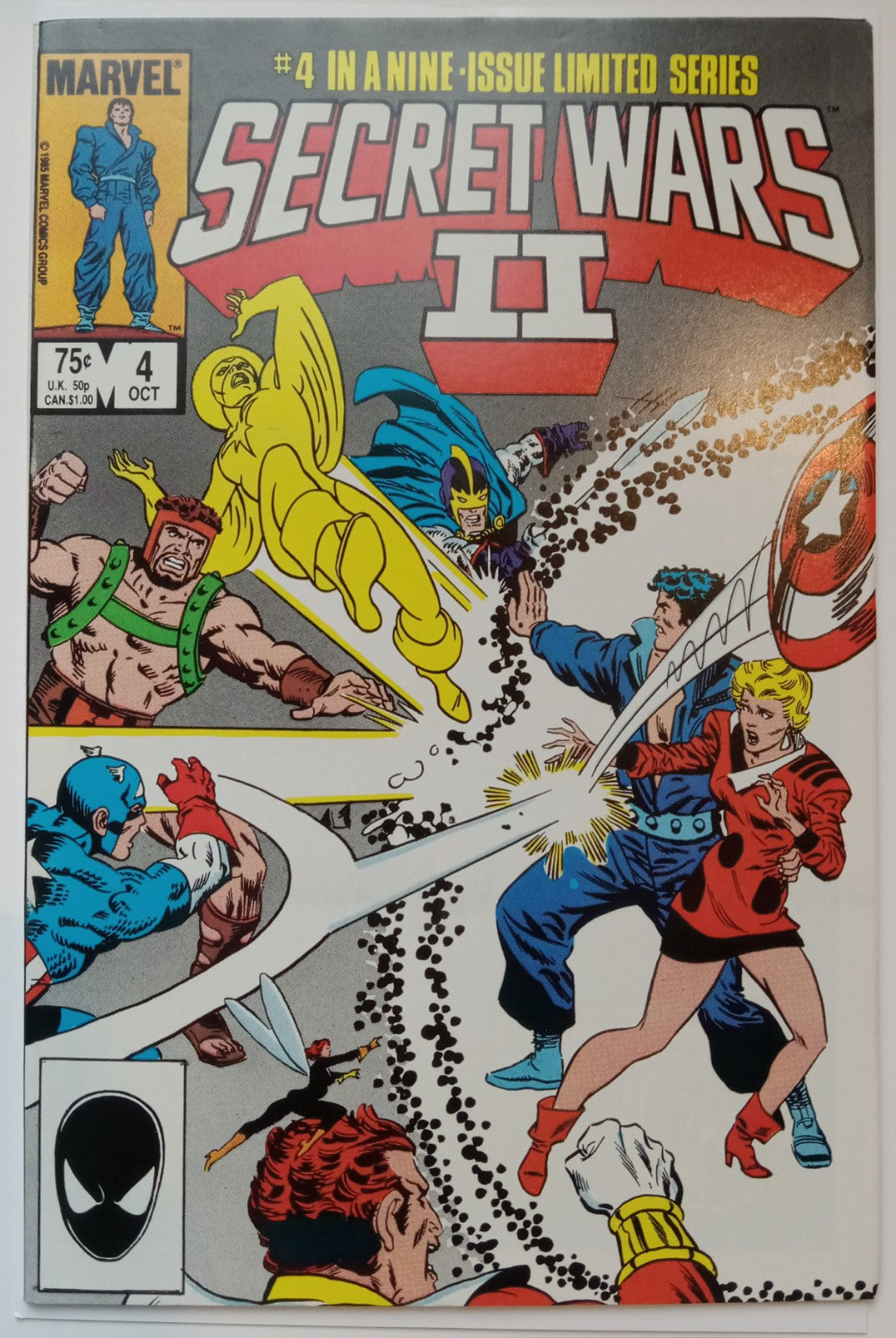 Secret Wars II #4 (1985) 1st App Kurse Bagged/Boarded Marvel Comics Comic Book