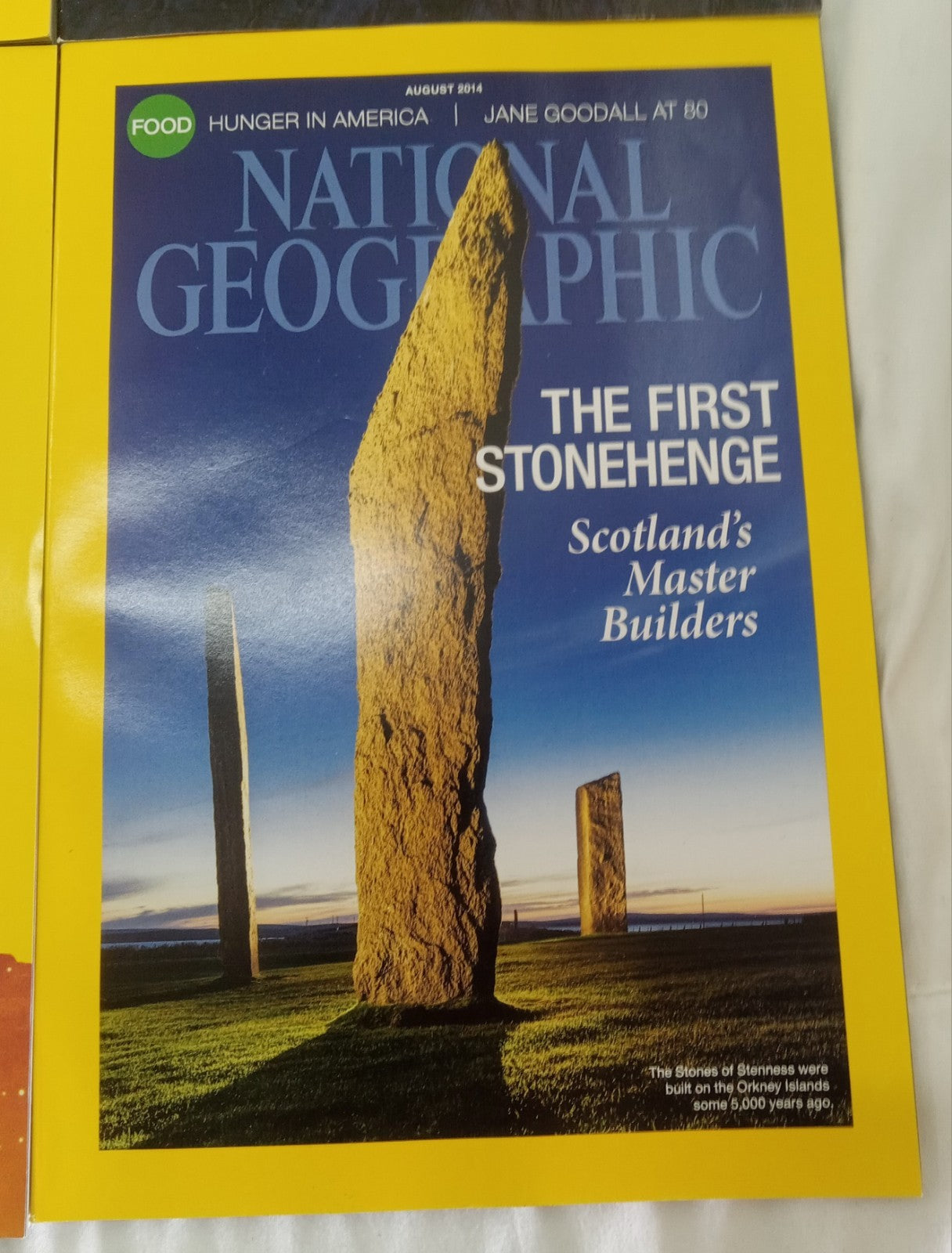 National Geographic Jul–Dec 2014 | Faux Leather Slipcase | 6 VG+ Mags