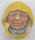 Helmsman Legend Chalkware Head Mask by F. Wright 1984 – England Vintage