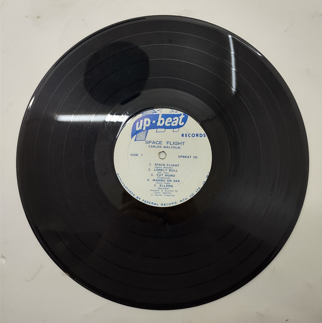 Carlos Malcolm Space Flight UpBeat-102 Ska Jazz LP 3114A Early Press VG+