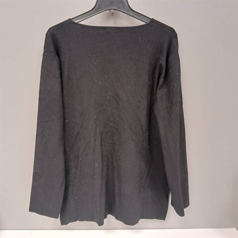 Splendid V-Neck Black Top Women’s S NWT Soft Jersey Luxe Stretch Casual Shirt
