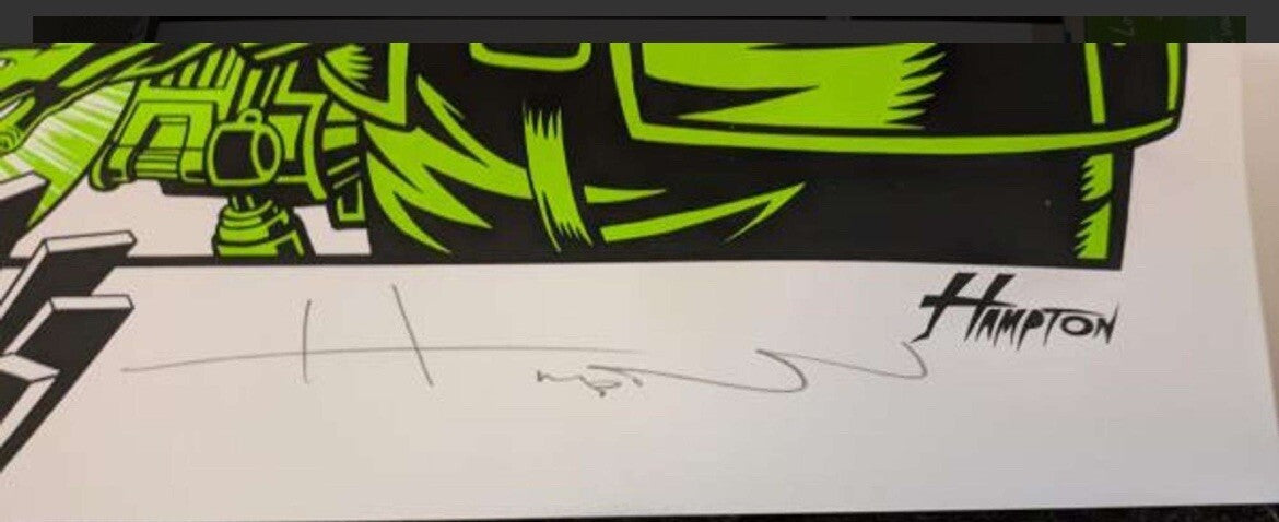 Justin Hampton 'Tenacious D at The Crystal Ballroom' – Limited Edition Print