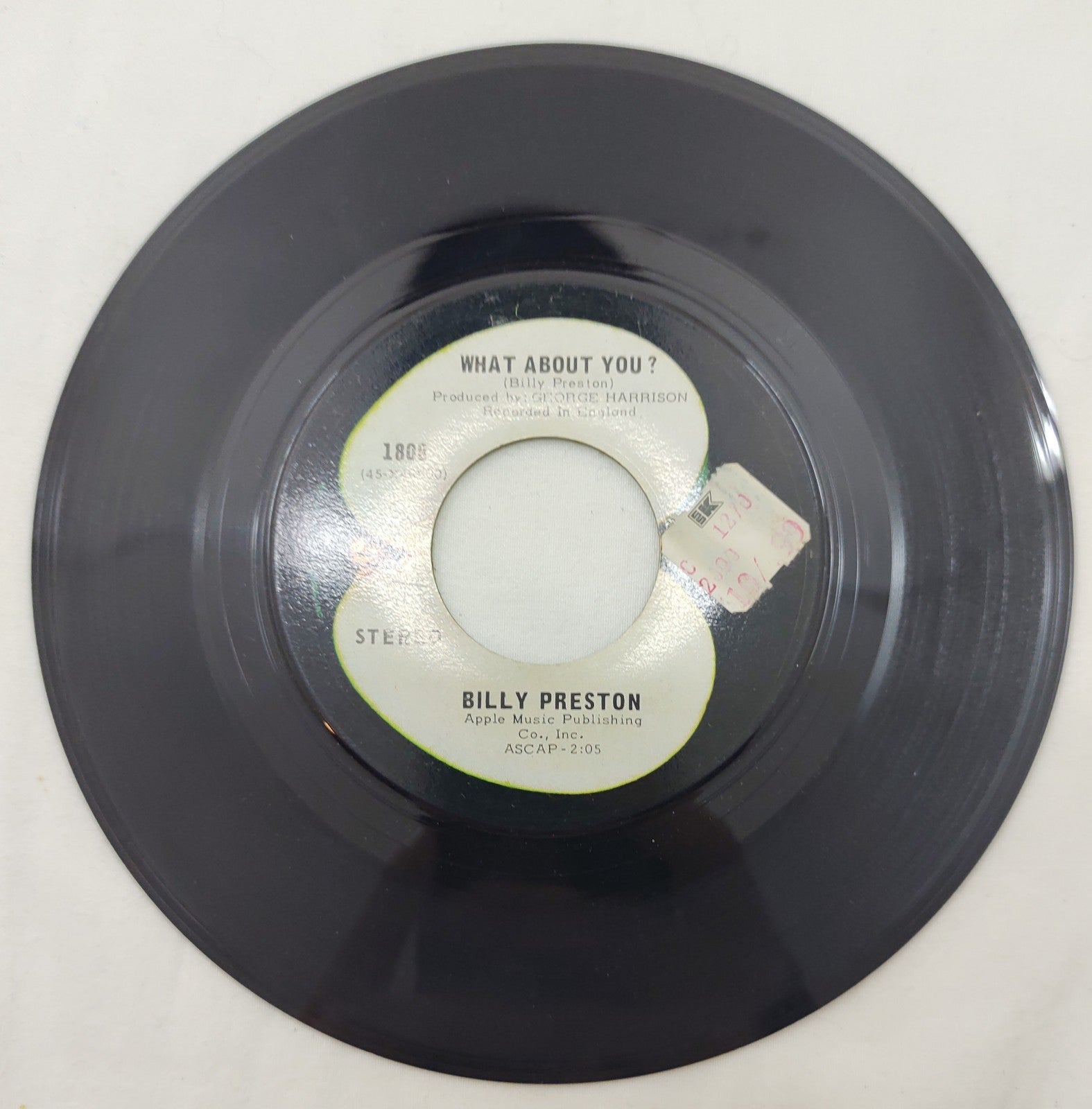Billy Preston That’s the Way God Planned It 45 RPM Apple 7" Rock Vinyl